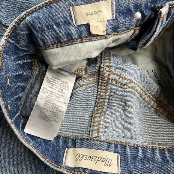 Madewell Balloon‎ Jeans 24 Corson Wash - Picture 5 of 7